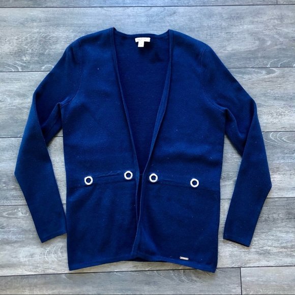 Nautica Sweaters - JUST IN - NAUTICA navy cardigan size Medium